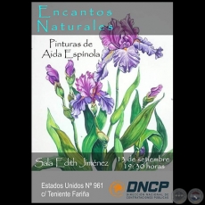 Encantos Naturales - Pinturas de Aída Espínola - Jueves, 13 de Septiembre de 2018